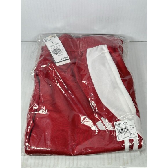 Size L adidas Tiro 24 Men’s Soccer Track Jogger Pants IV7264 Red/White NEW - Picture 4 of 4